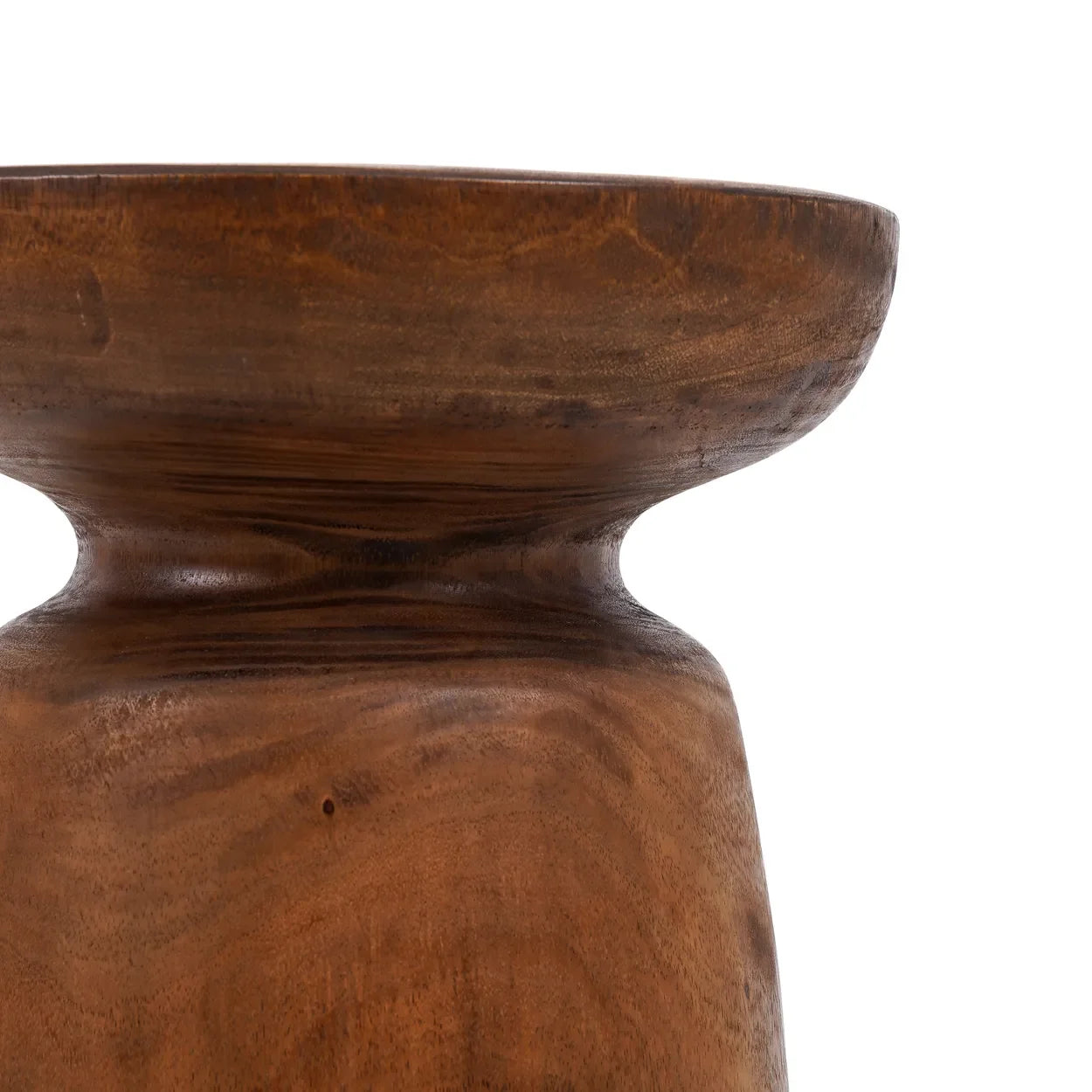 Table d’appoint en bois de suar naturel 45x35 cm