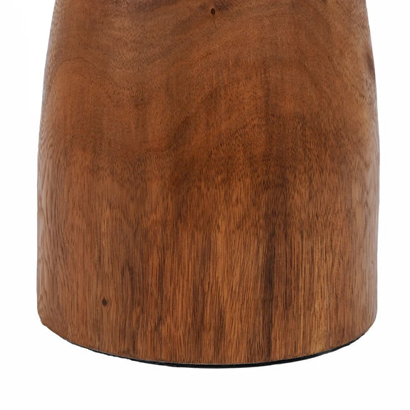 Table d’appoint en bois de suar naturel 45x35 cm