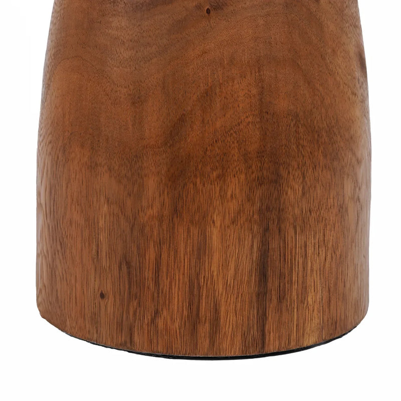 Table d’appoint en bois de suar naturel 45x35 cm