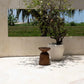 Table d’appoint en bois de suar naturel 45x35 cm