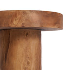 Table d’appoint en bois de suar naturel 60x60 cm