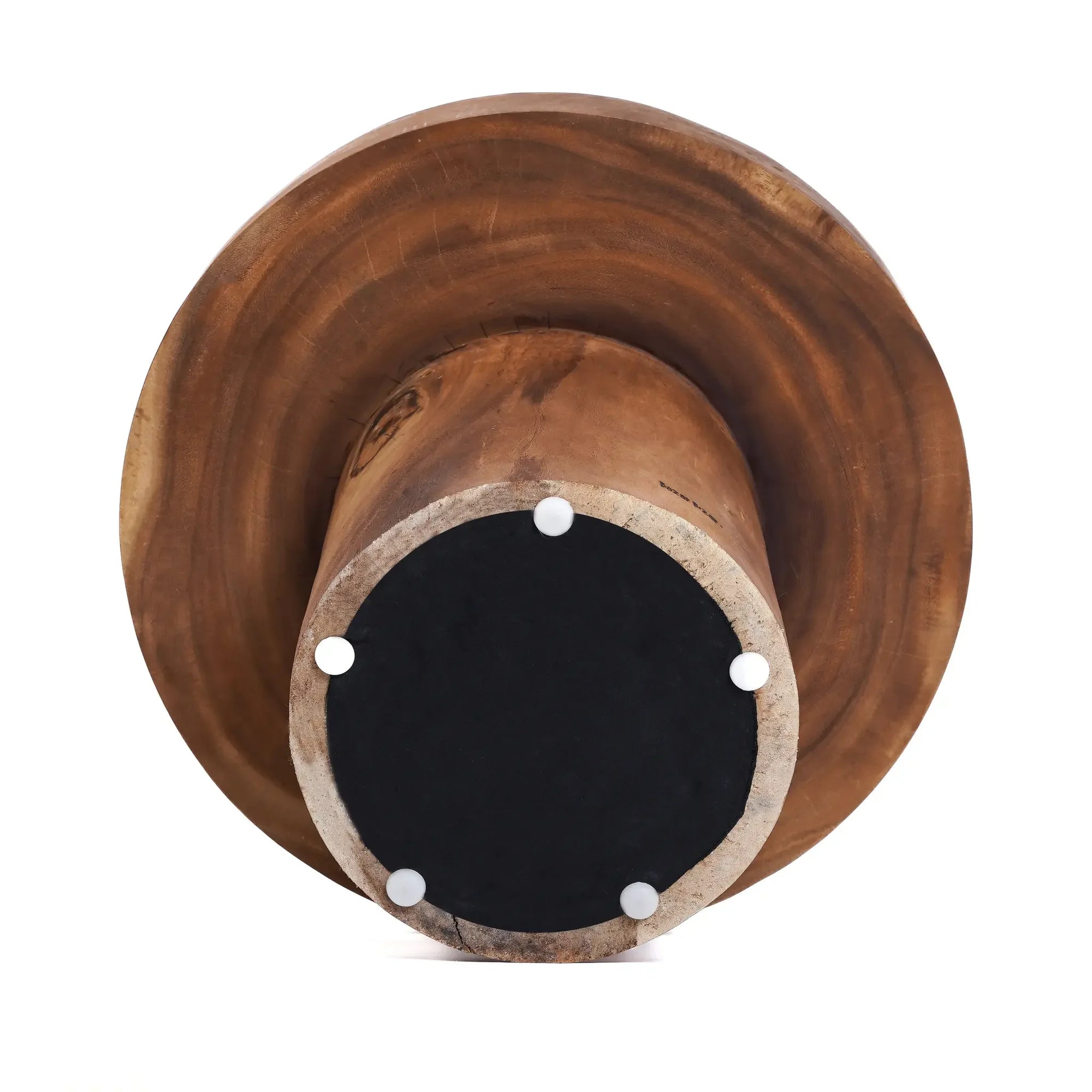 Table d’appoint en bois de suar naturel 60x60 cm