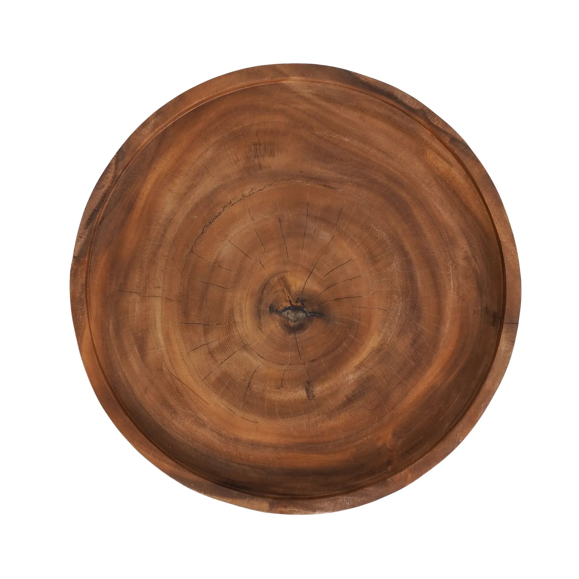 Table d’appoint en bois de suar naturel 60x60 cm