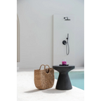 Table d’appoint en bois de suar noir 40x40 cm