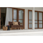 Table d’appoint en bois de suar noir 40x40 cm