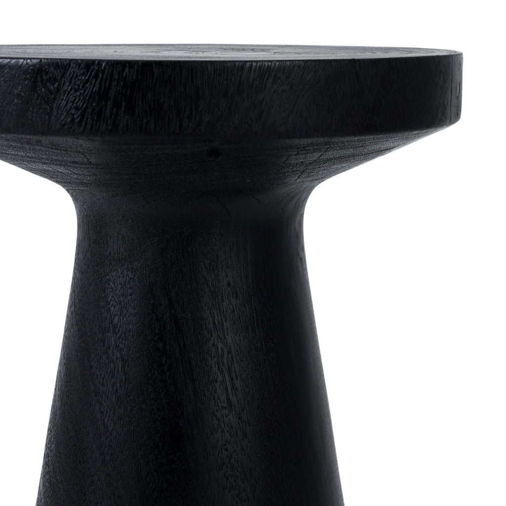 Table d’appoint en bois de suar noir 40x60 cm