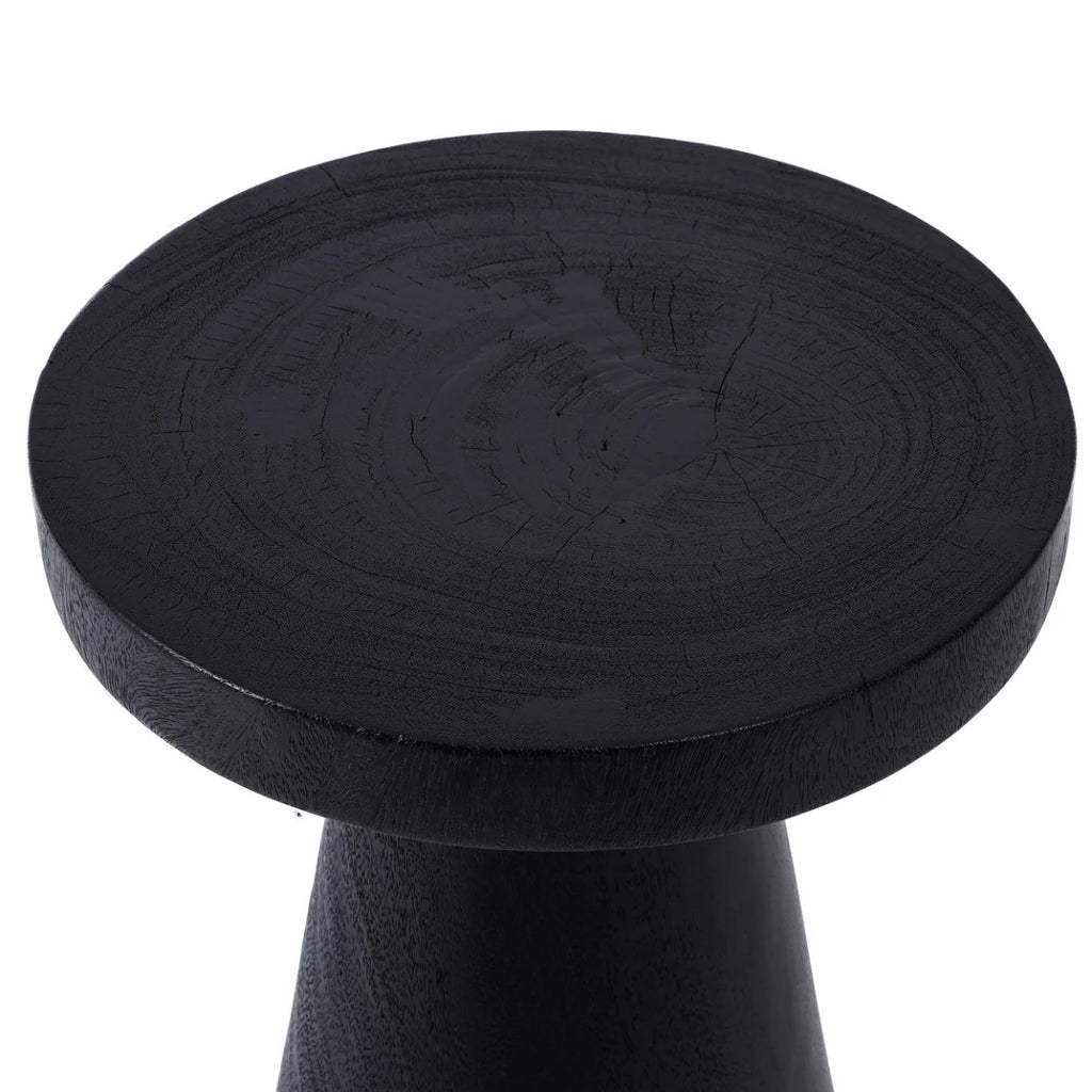 Table d’appoint en bois de suar noir 40x60 cm