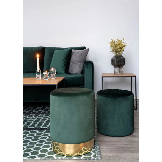 Table d’appoint chêne 45x45 cm avec cadre acier noir