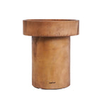 Table d’appoint cylindrique en bois de suar naturel – Ø40 cm
