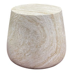 Table d’appoint en fibre d’argile naturelle ø47 cm