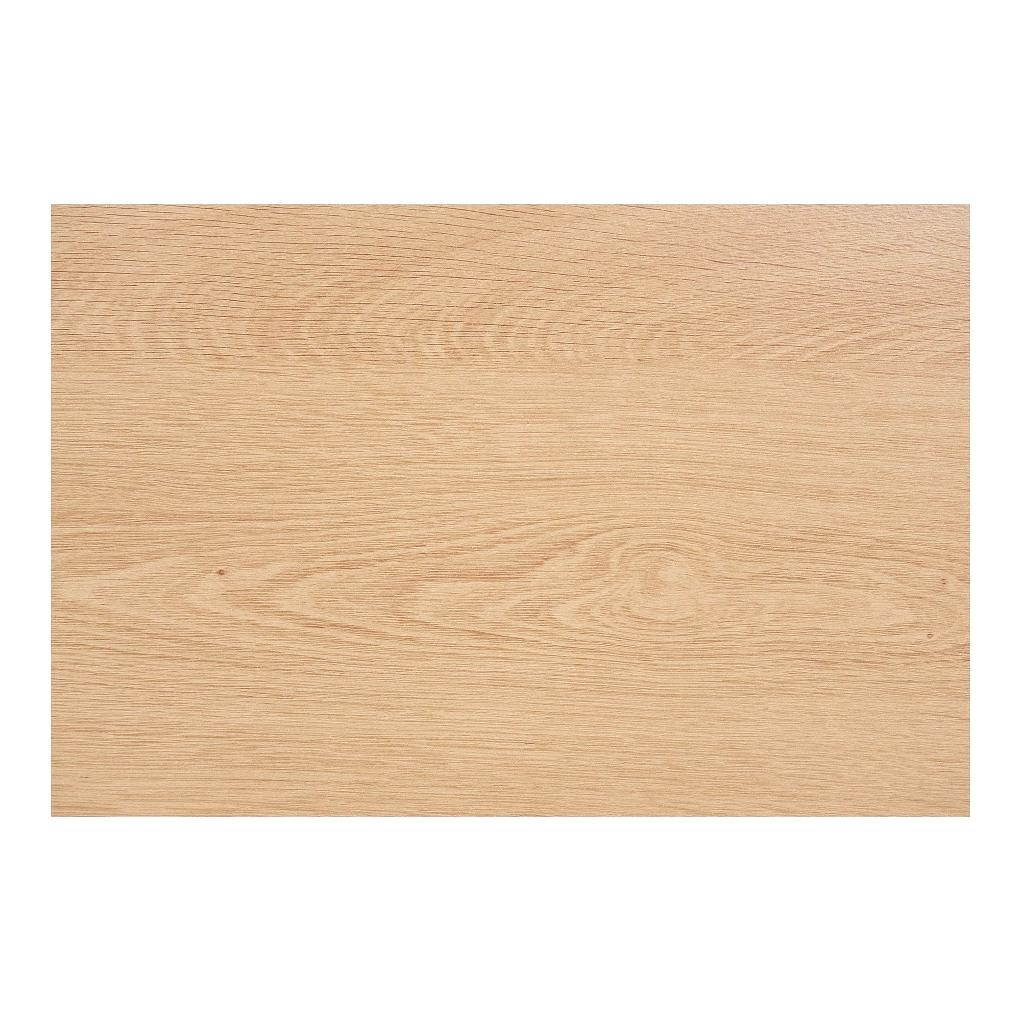 Table d’appoint en pin et MDF naturelle 2 portes 45x50 cm