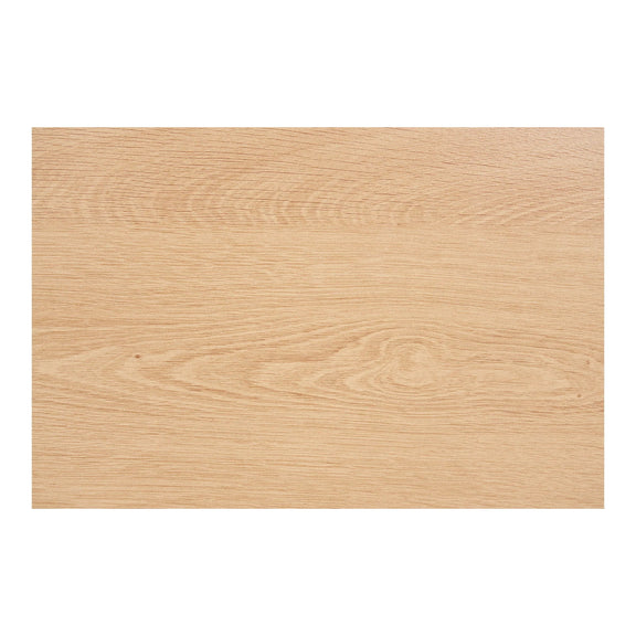 Table d’appoint en pin et MDF naturelle 2 portes 45x50 cm