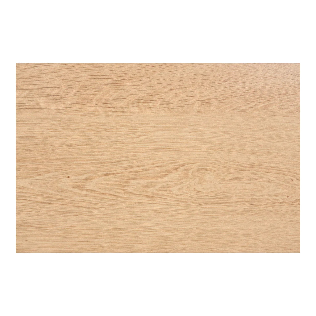 Table d’appoint en pin et MDF naturelle, bois chêne clair 45x50 cm