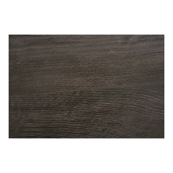 Table d’appoint ronde en MDF brun foncé ø48x45 cm
