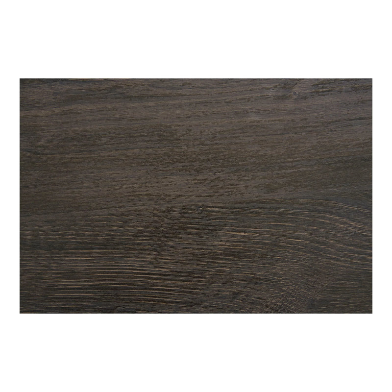 Table d’appoint ronde en MDF brun foncé ø48x45 cm
