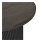 Table d’appoint ronde en MDF brun foncé ø48x45 cm