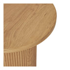 Table d’appoint ronde en MDF naturel ø48x45 cm
