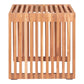 Table d’appoint en teck naturel 40x40 cm bois carré