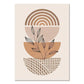 Tableau aux motifs abstraits et tons clairs variante 3