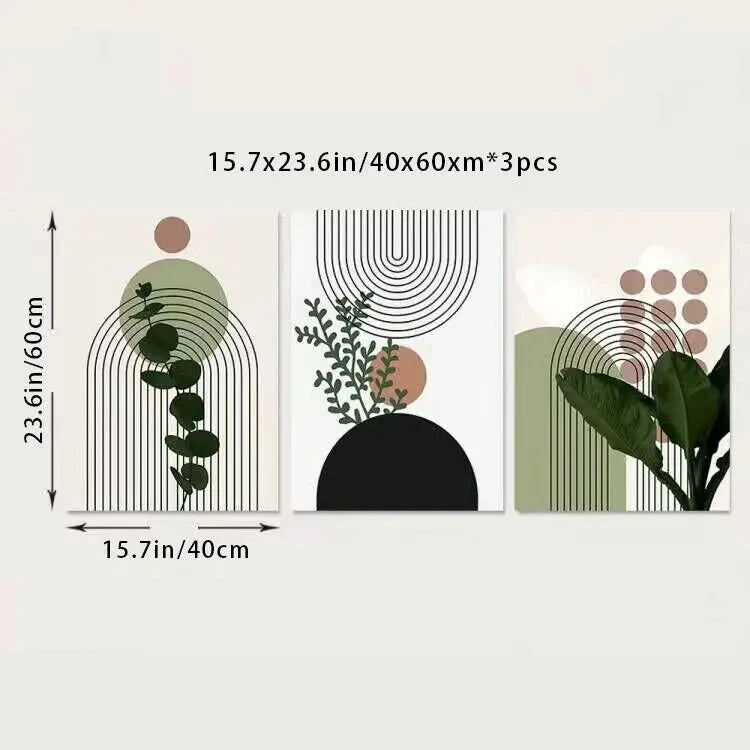 Tableaux bohème chic - Set de 3 grand
