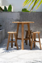 Table et tabourets en bois pour l’extérieur Le Tabouret de Bar Fusuma