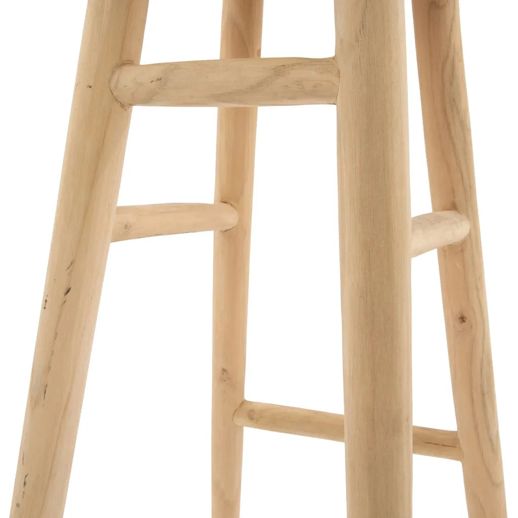 Piètement en bois pour le tabouret de bar Kedut Naturel