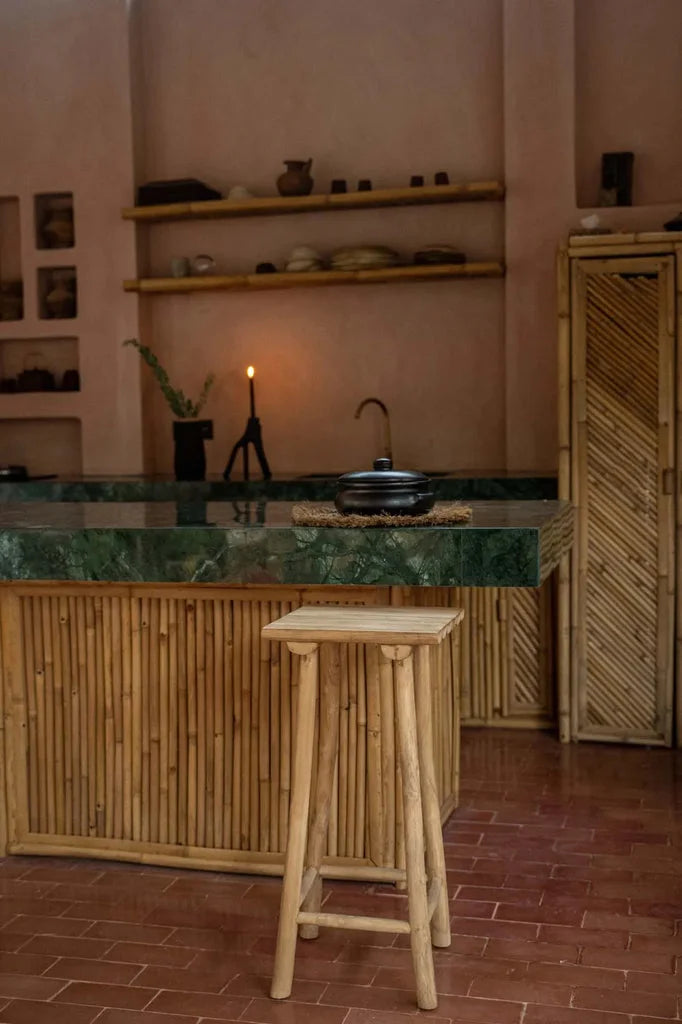 Tabouret de bar en bambou Le Tabouret de Bar The Island Naturel