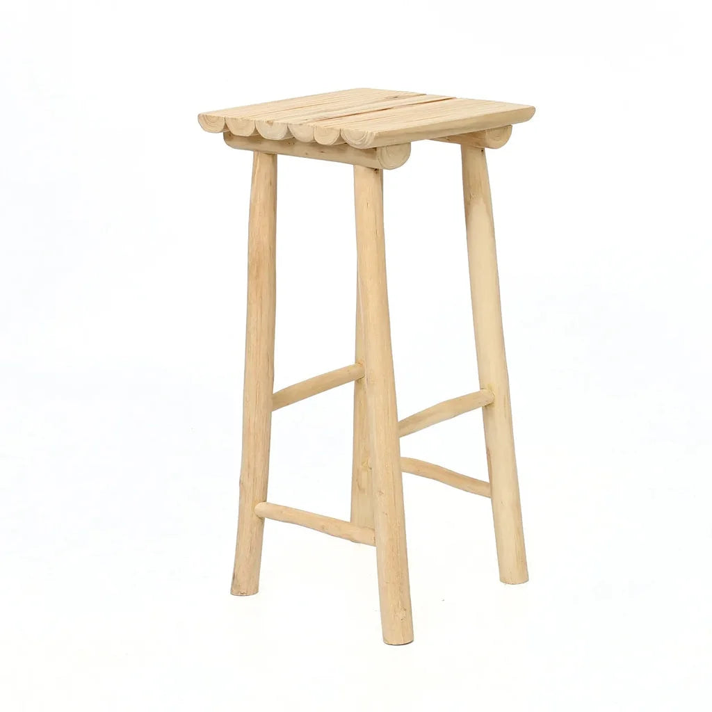 Tabouret de bar en bois naturel Le tabouret de bar The Island Naturel