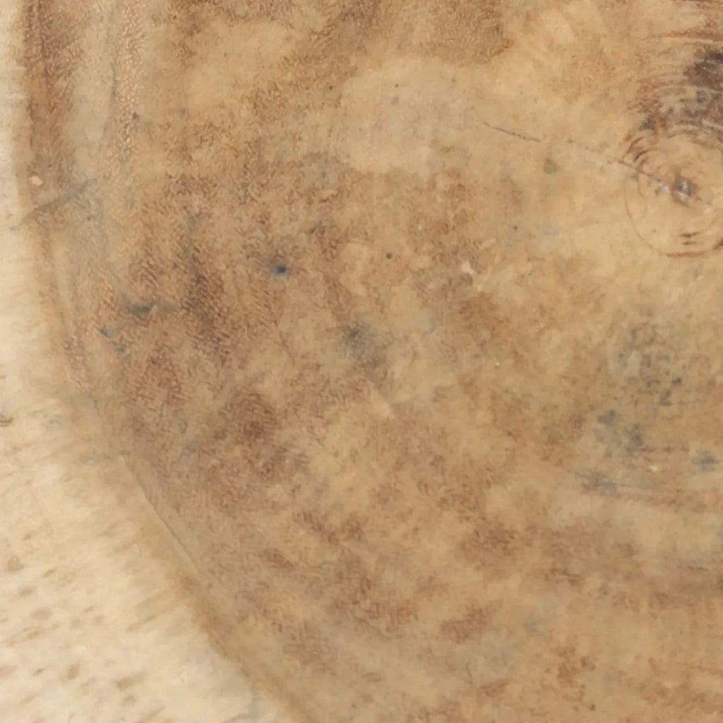 Tabouret en bois massif de Suar naturel 45 cm