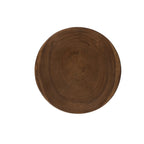 Bol en céramique ronde vide de couleur marron pour décoration ou rangement