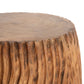 Tabouret en bois de suar sculpté 45 cm – usage intérieur/extérieur