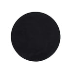 Coussin noir rond pour le tabouret Buntuk en finition noire