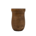 Tabouret en bois brun texturé Le Tabouret Ezili Naturel pour décoration intérieure