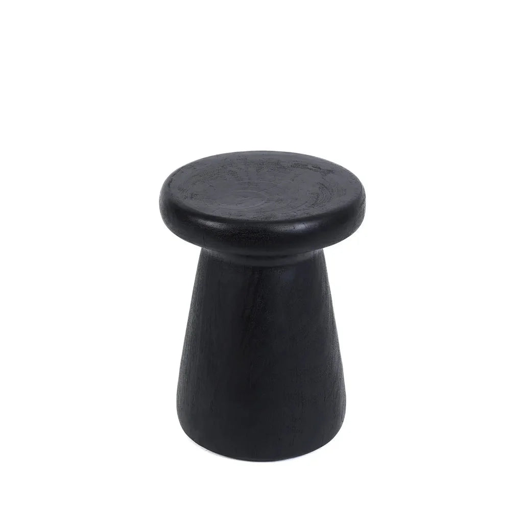 Tabouret Gagang Noir en bois noir pour un style moderne et élégant