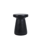 Tabouret Gagang Noir en cylindre noir pour décoration intérieure élégante