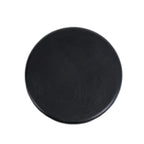 Puck de hockey noir pour Le Tabouret Gagang Noir, accessoire de sport élégant