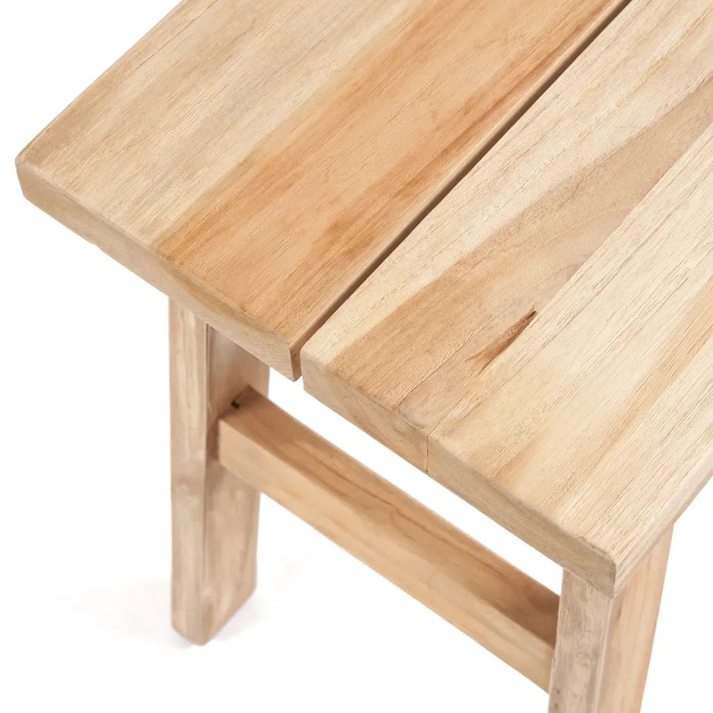 Tabouret en bois naturel Le tabouret Makara Naturel pour décoration intérieure