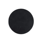 Coussin noir circulaire pour le tabouret de Montréal en style moderne