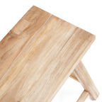 Tabouret pliant en bois naturel Le Tabouret Oriki Naturel pour meubles élégants