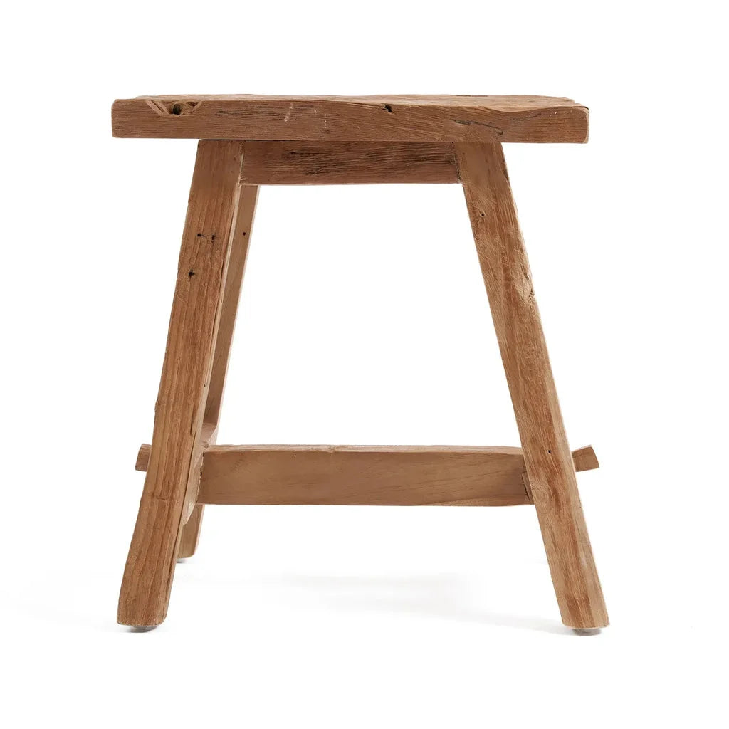 Tabouret en bois rustic naturel Le Tabouret Shoji M pour une décoration chaleureuse