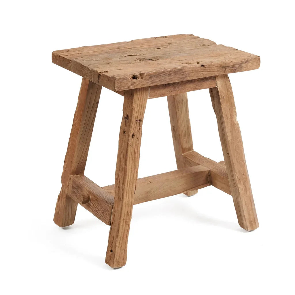 Tabouret en bois rustique Le tabouret Shoji Naturel M pour décoration intérieure