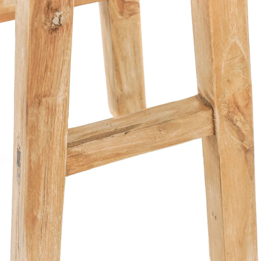 Structure en bois du patin du tabouret Silla Naturel pour un style naturel