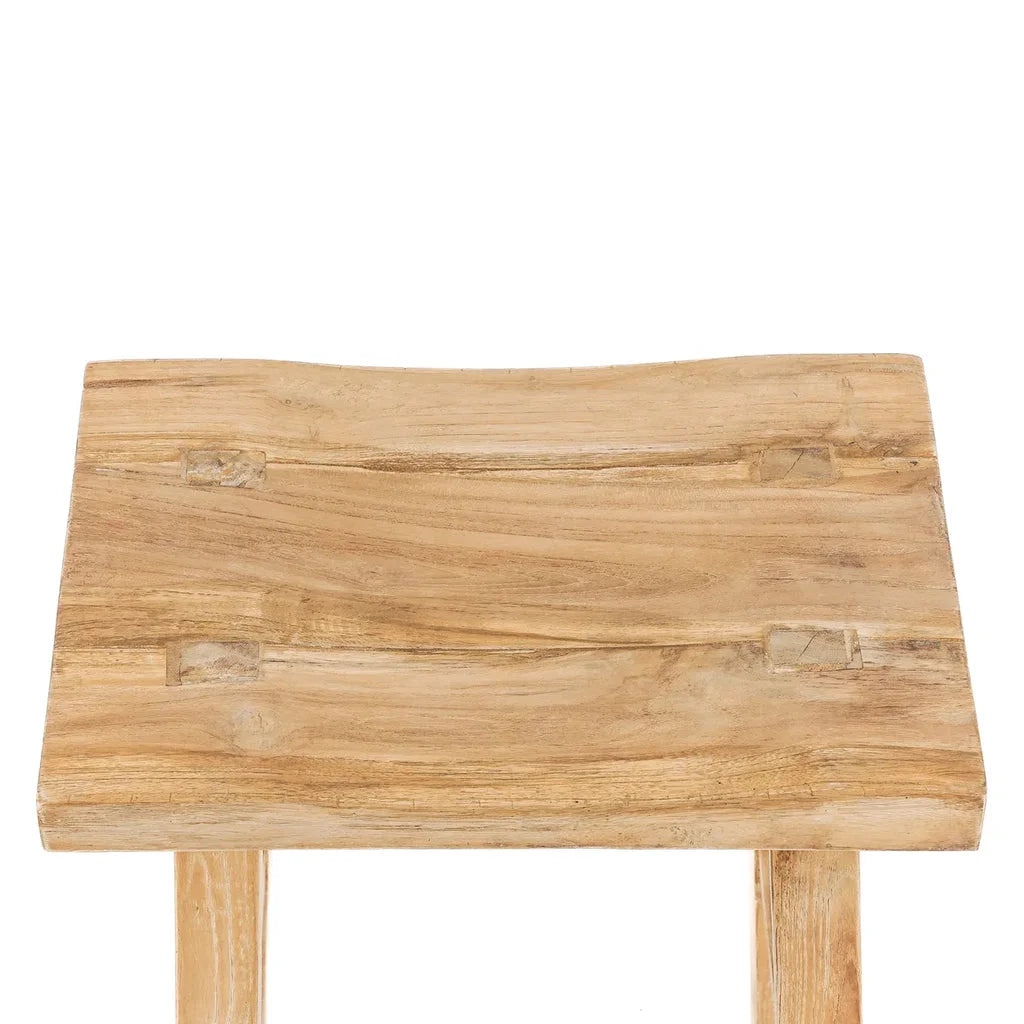Assise de tabouret en bois naturel pour le produit Le tabouret Silla Naturel
