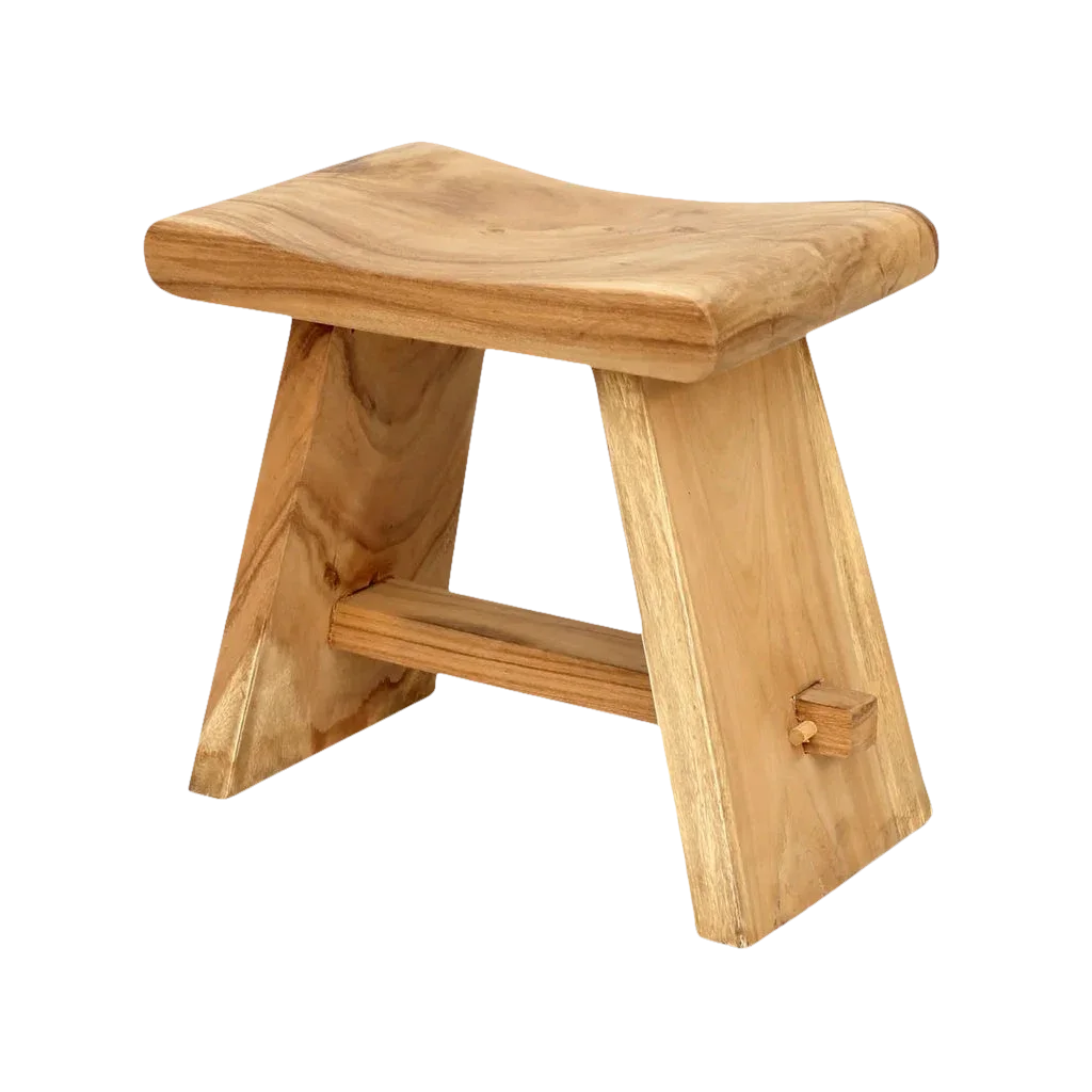 Selle de selle en bois pour le tabouret Le tabouret Suar 50