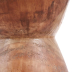 Tabouret ou table d’appoint en bois de suar naturel forme sablier – Ø40 cm