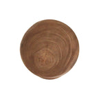 Tabouret en teck massif totem, H45 cm, finition bois naturel