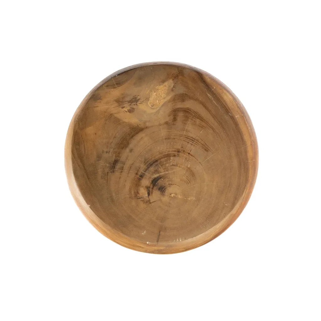 Picto d’un bol rond en bois pour Le tabouret Wayra - Naturel