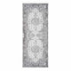 Tapis de couloir persan noir blanc 80x200 cm