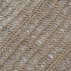 Réseau en corde tissée légère de couleur tan pour Tapis en Herbe de Mer Naturel