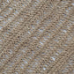 Réseau en corde tissée légère de couleur beige pour Tapis en jonc de mer naturel